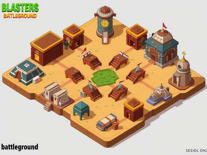 Desi Battleground map overview Blasters Battleground map design